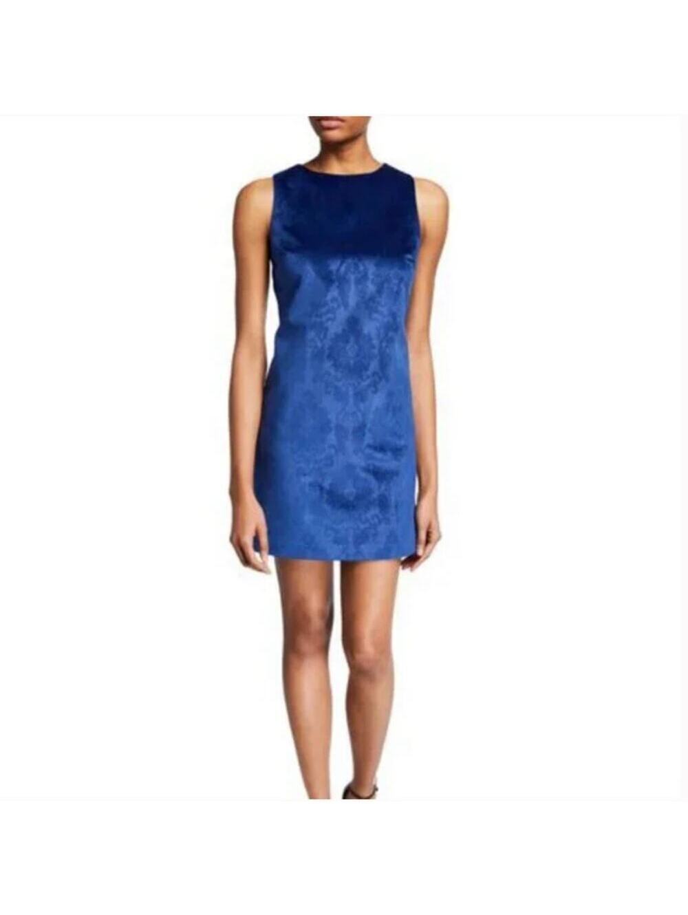 Alice + Olivia Clyde Damask Velvet Dress